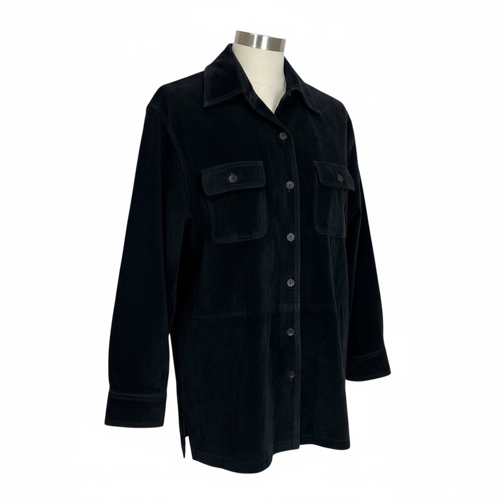 Vintage Suede Black Leather Women's Jacket Signature Expressions